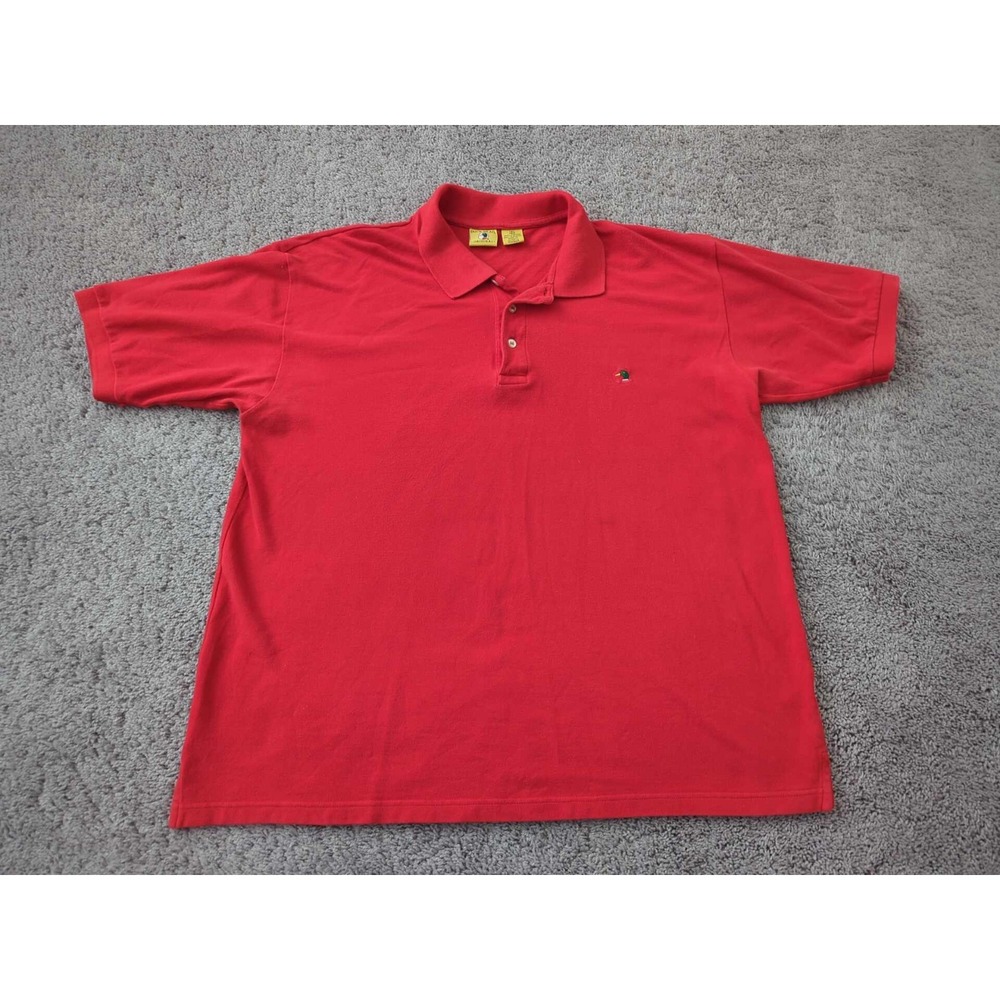 Duck Head Polo Shirt Mens XL Red Short Sleeve 100%‎ Cotton Golf Preppy Casual